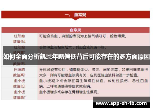 如何全面分析凯恩年薪偏低背后可能存在的多方面原因